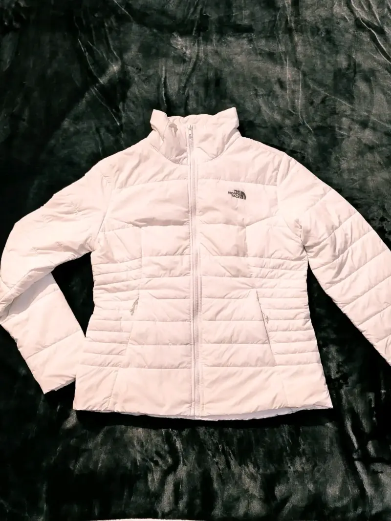 Chaqueta acolchada blanca The North Face para mujer - 1