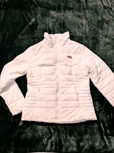 Chaqueta acolchada blanca The North Face para mujer - miniatura 1