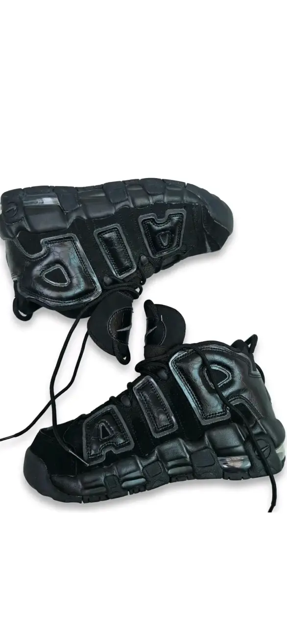 Nike Air More Uptempo Triple Black Original 38.5 - 2