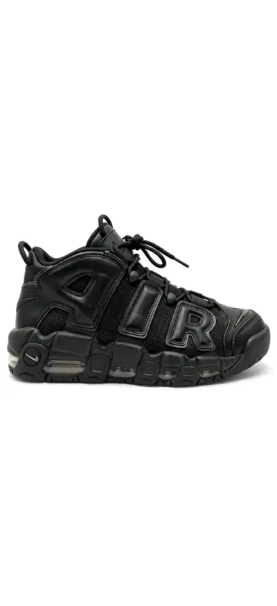 Nike Air More Uptempo Triple Black Original 38.5 - miniatura 3