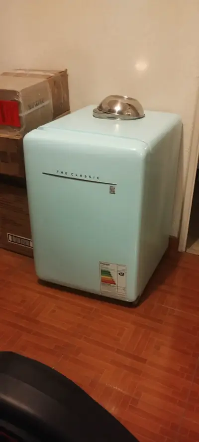 Refrigerador retro The Classic color celeste - miniatura 1