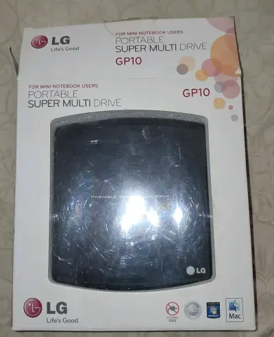 Unidad óptica externa LG GP10 para notebooks - miniatura 1
