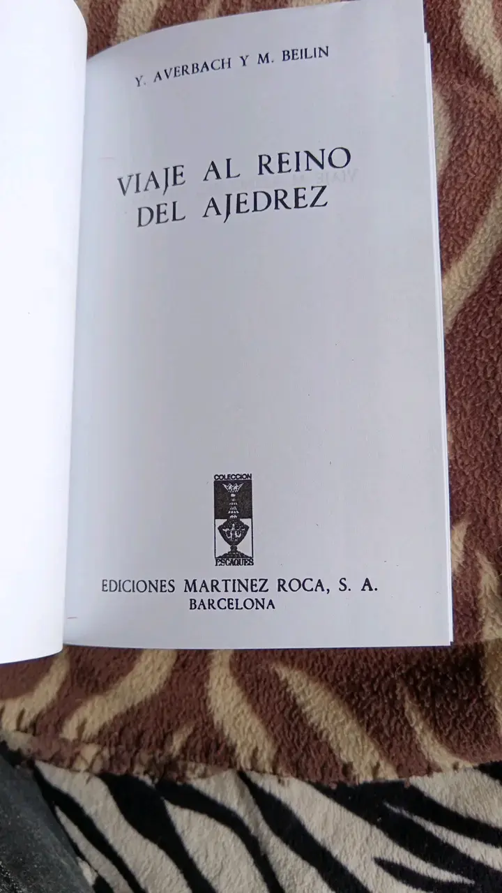 Libro Viaje al Reino del Ajedrez de Averbach y Beilin - 2