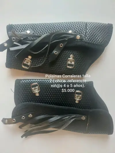 Polainas corraleras talla 2 para niños - miniatura 1