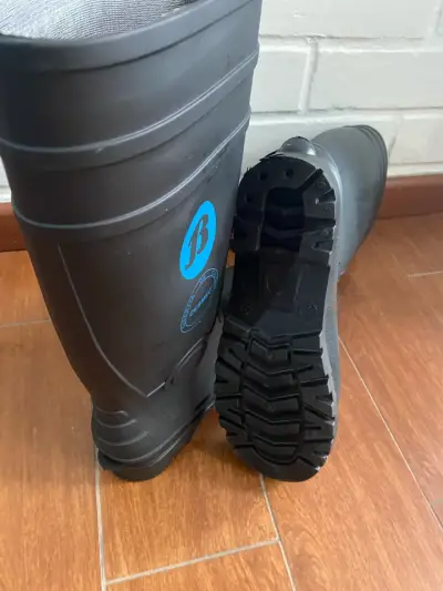 Botas de goma negras para lluvia - miniatura 6