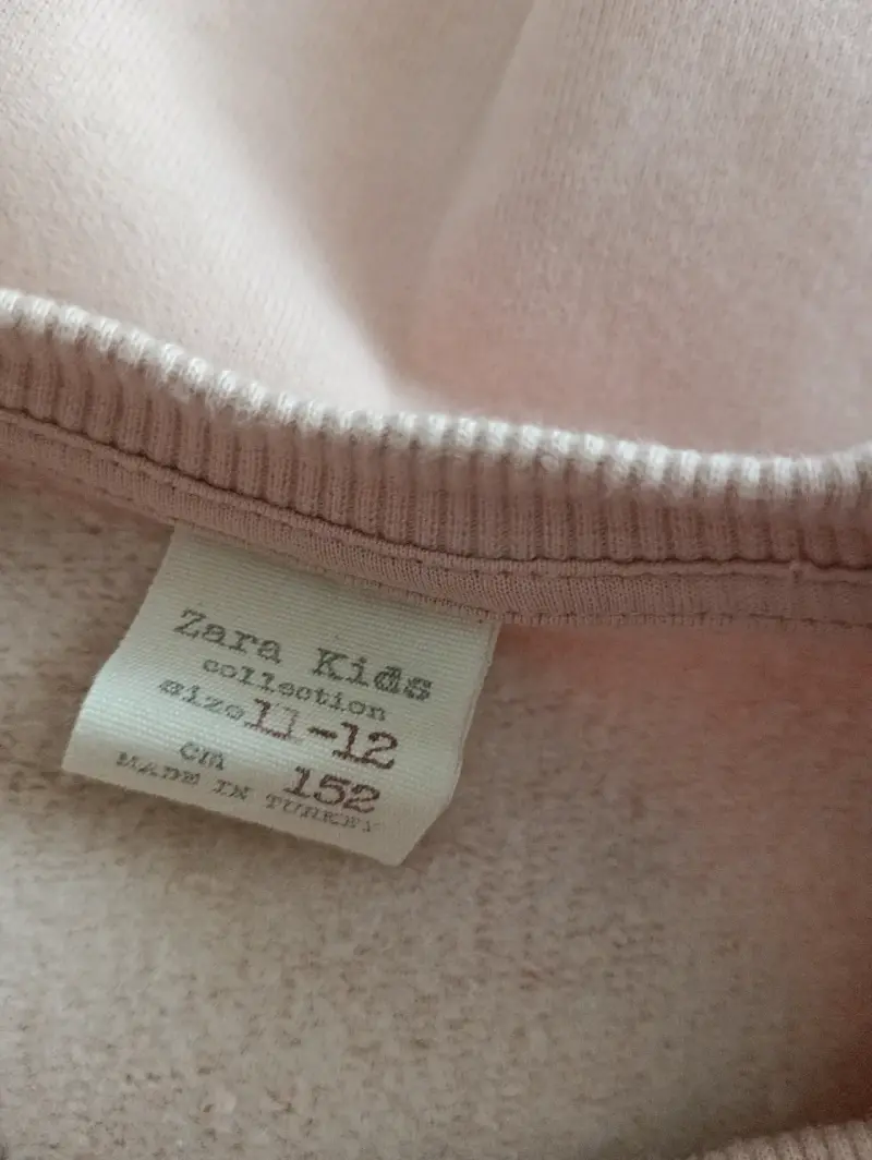 Polerón infantil rosa con lentejuelas Zara Kids - 3