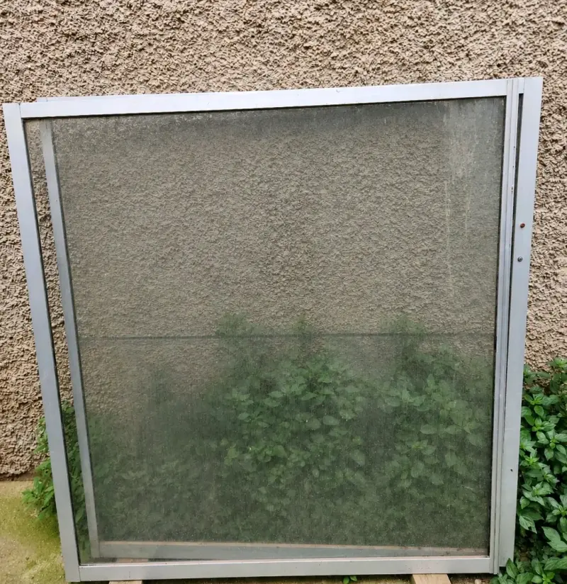Hojas de ventana de aluminio 4 unidades