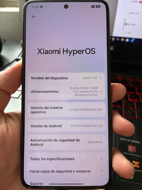 Smartphone Xiaomi 14T con HyperOS - 1