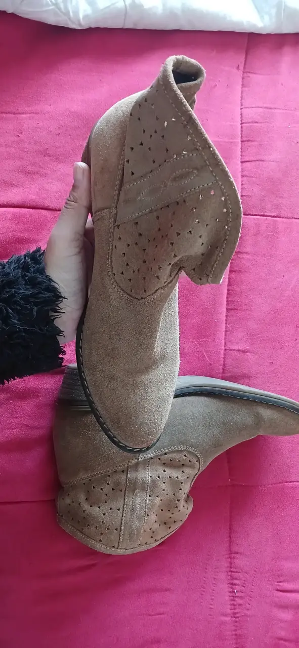 Botines de gamuza gacel - 2