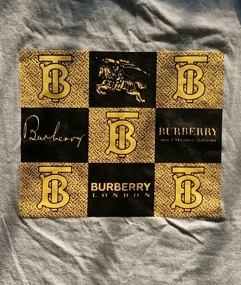 Polera gris Burberry - 2