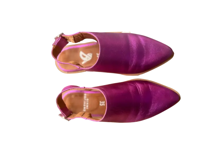 Zapatos de cuero fucsia 35 - 1