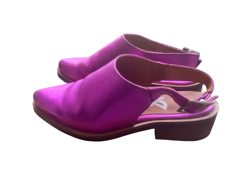 Zapatos de cuero fucsia 35 - 3