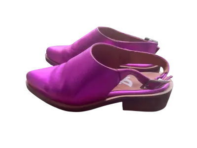 Zapatos de cuero fucsia 35 - miniatura 3