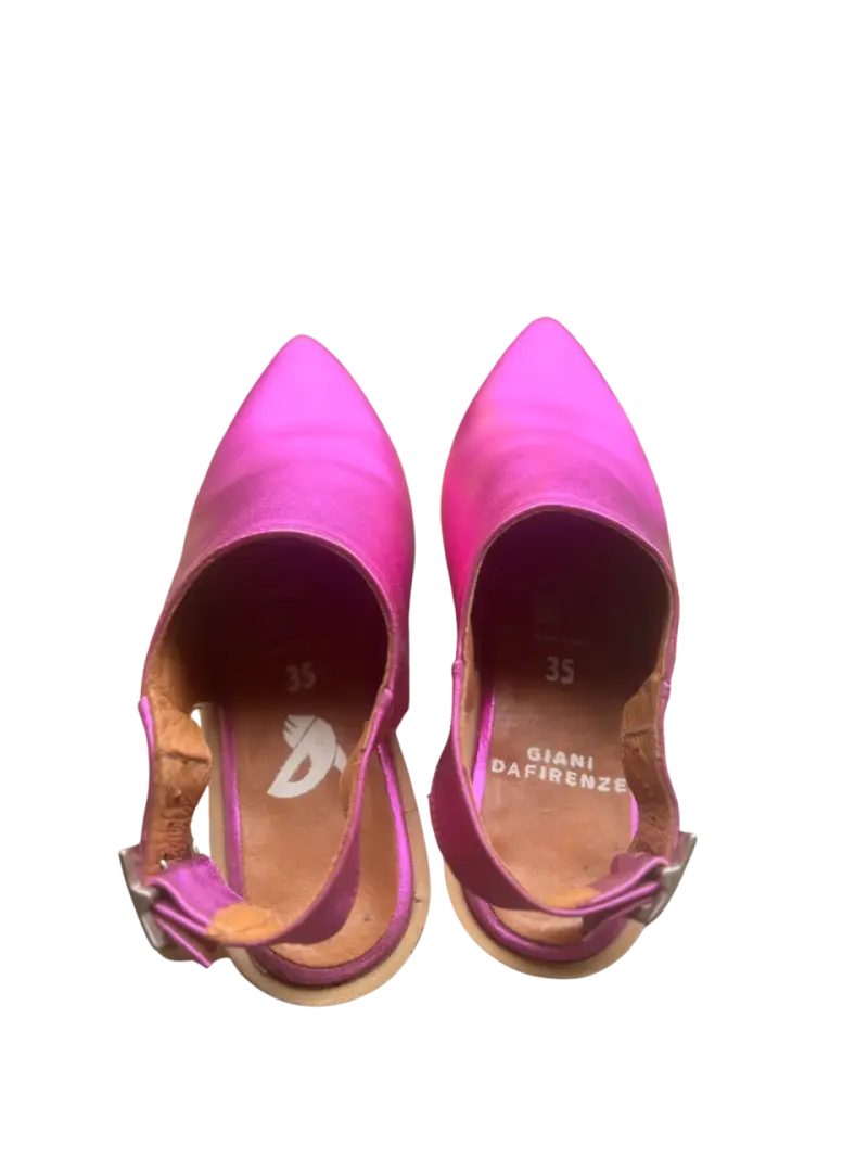 Zapatos de cuero fucsia 35 - 5