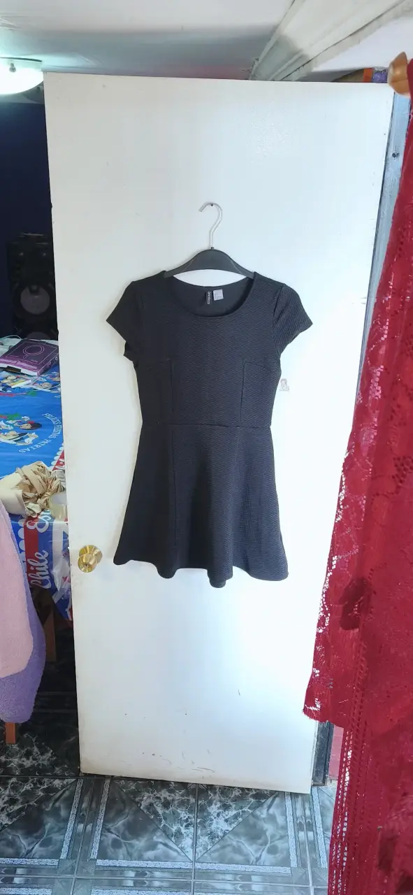 Vestido negro casual H&M para mujer - 1