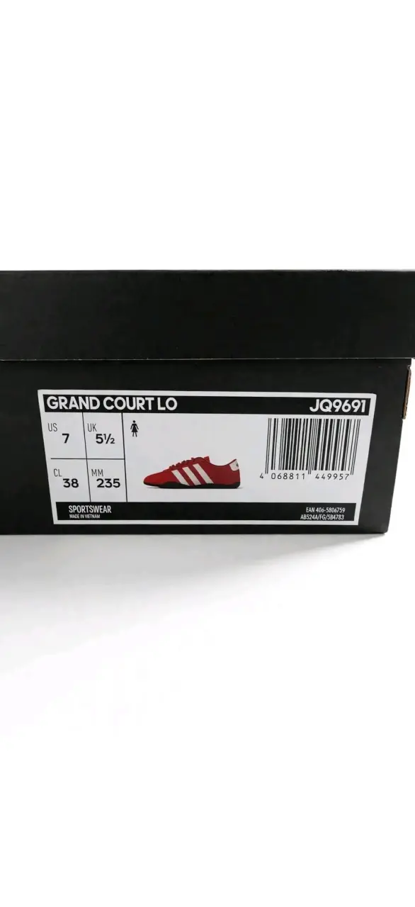 Adidas Grand Court LO/ Rojo/SEMI NUEVAS/t38 - 6