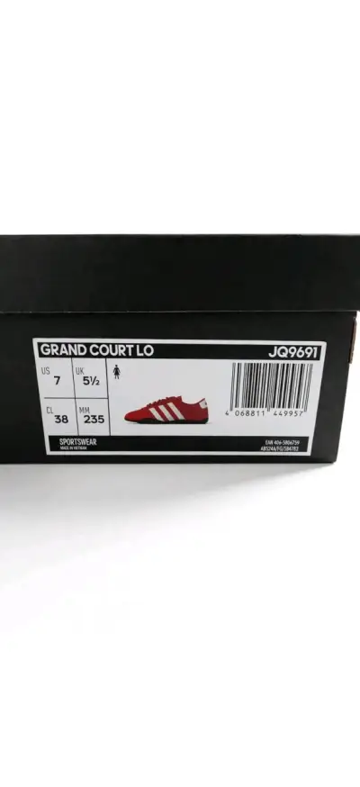 Adidas Grand Court LO/ Rojo/SEMI NUEVAS/t38 - miniatura 6