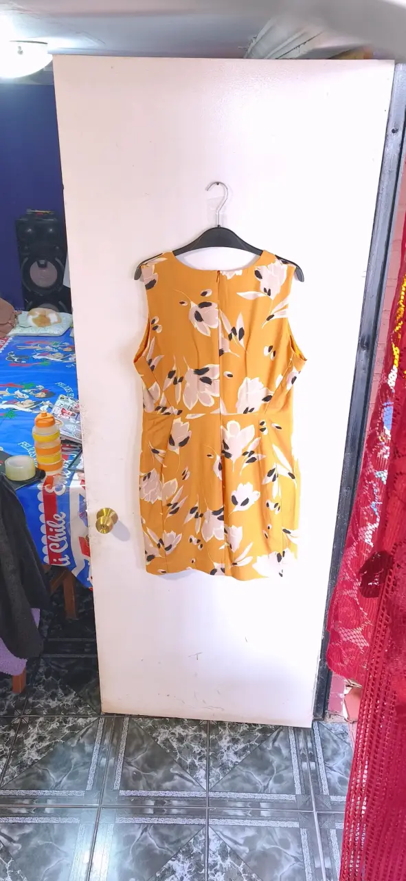 Vestido floral amarillo sin mangas InWear - 2
