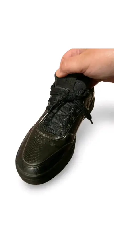 Adidas Original Croco Negro Brillante Talla 37.5 - miniatura 4