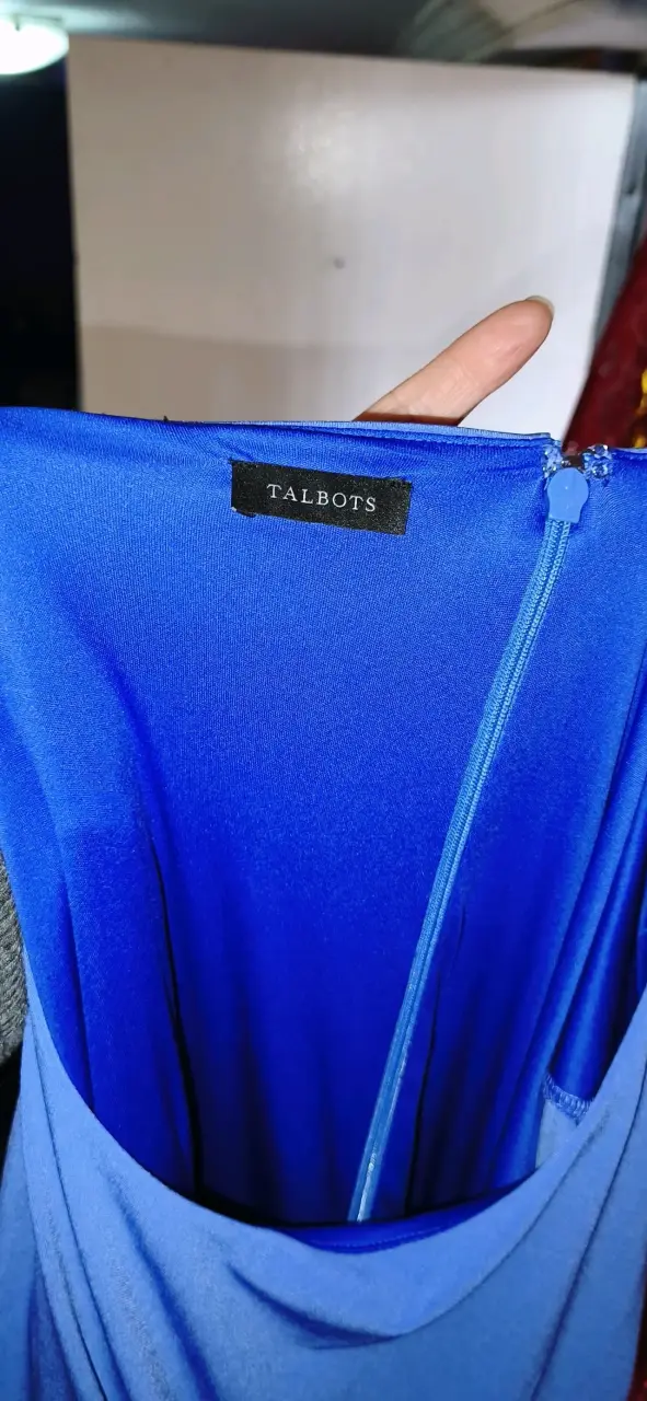 Vestido azul Talbots con detalle de nudo - 3