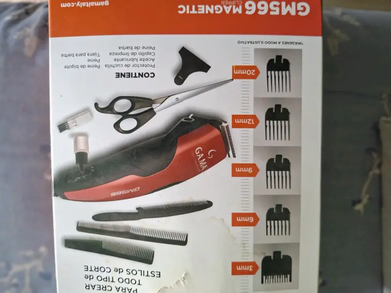 Cortadora de Pelo Gama GM566 con 13 Piezas - 2