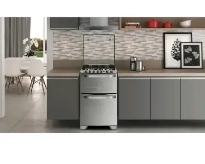 COCINA A GAS LICUADO/NATURAL FENSA 4 PLATOS 56DTX - miniatura 2
