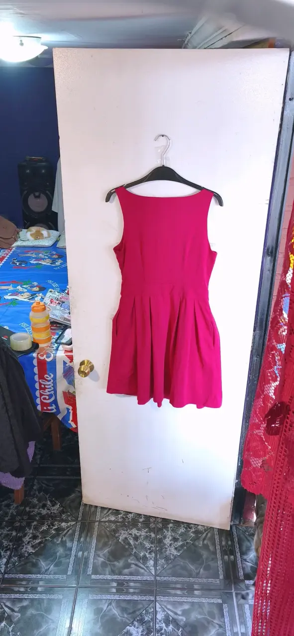 Vestido rojo sin mangas Lauren Conrad - 2