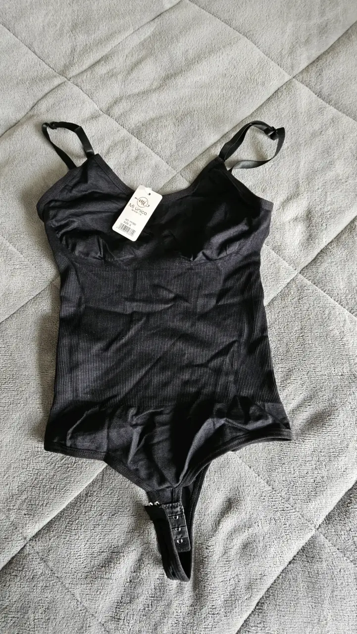 Body negro sin mangas para mujer - 2