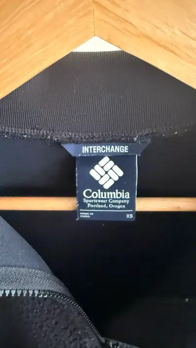 Chaqueta polar negra Columbia Interchange XS - miniatura 2