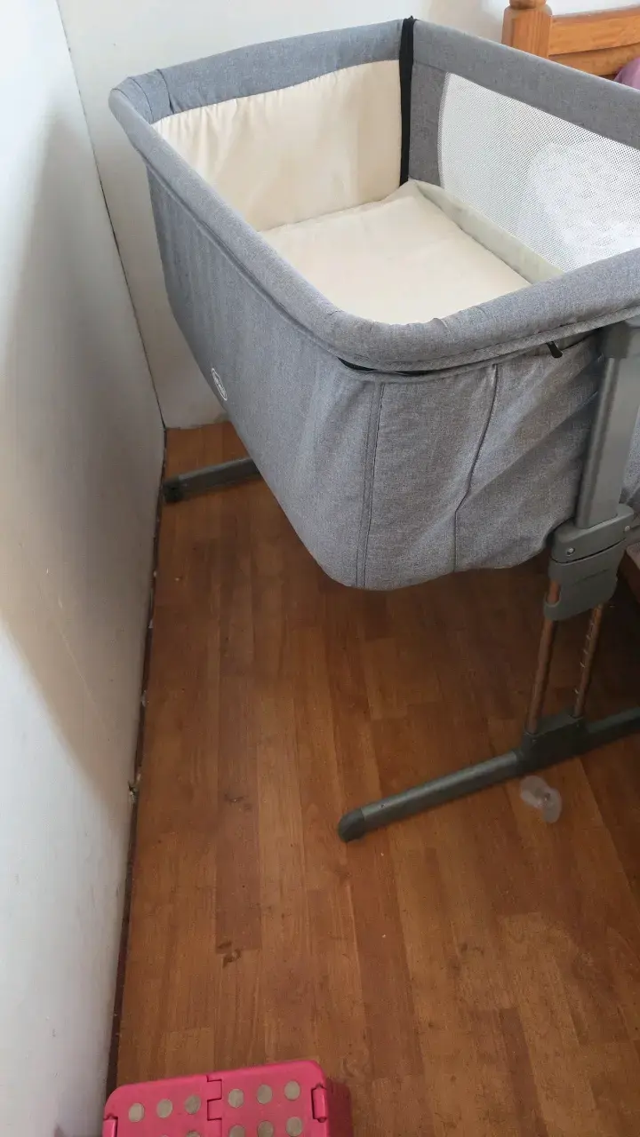 Cuna colecho gris ajustable para bebé - 3