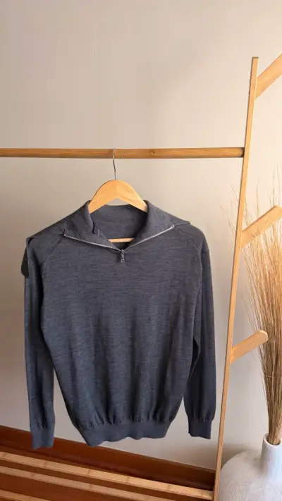 Suéter gris con cierre Alexander Wang - miniatura 3