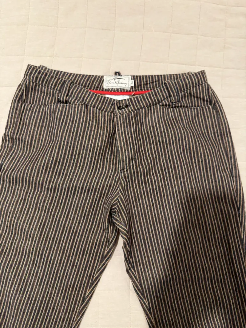 Pantalones a rayas Thomas Burberry talla 38 - 1