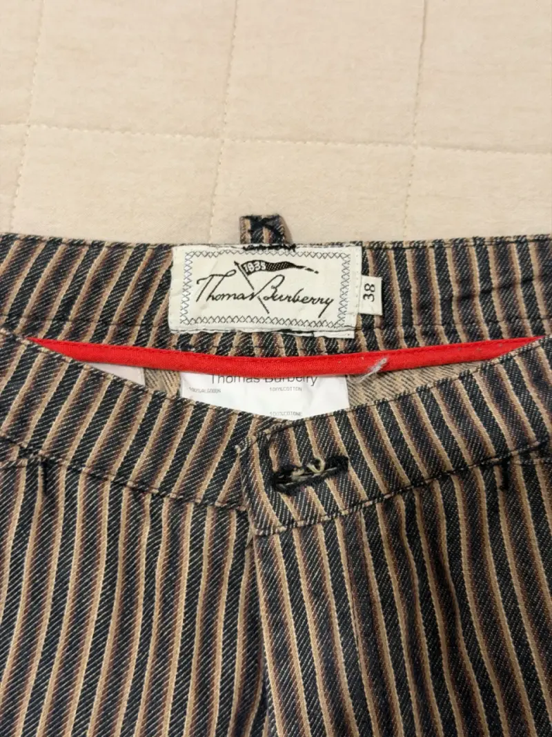 Pantalones a rayas Thomas Burberry talla 38 - 2