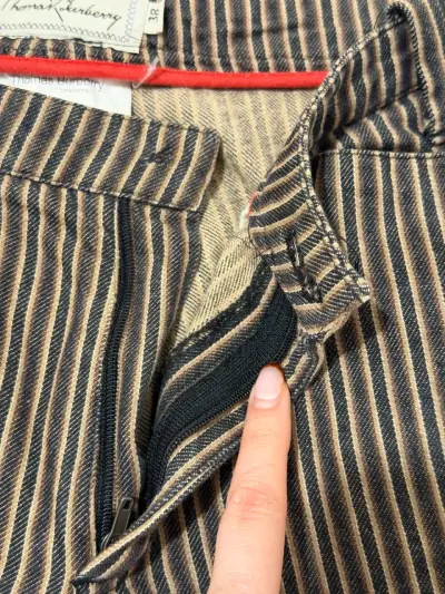 Pantalones a rayas Thomas Burberry talla 38 - miniatura 4