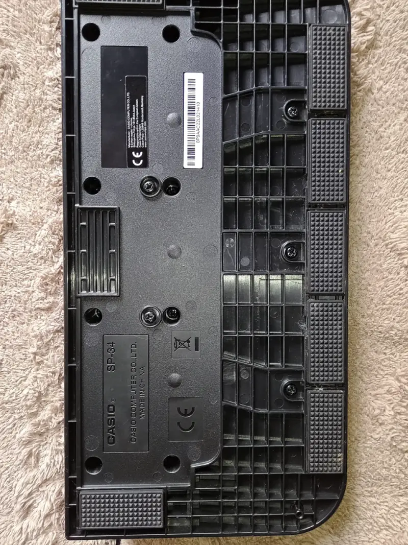 Pedalera triple para teclado Casio SP-34 - 1
