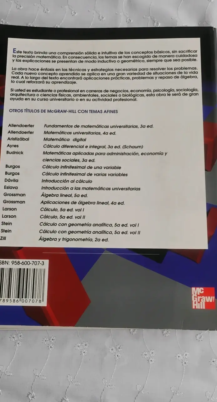 Libro Cálculo para Administración Sexta Edición - 2