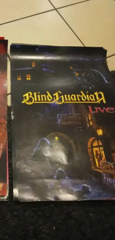 Posters de Helloween + blind guardians - 2