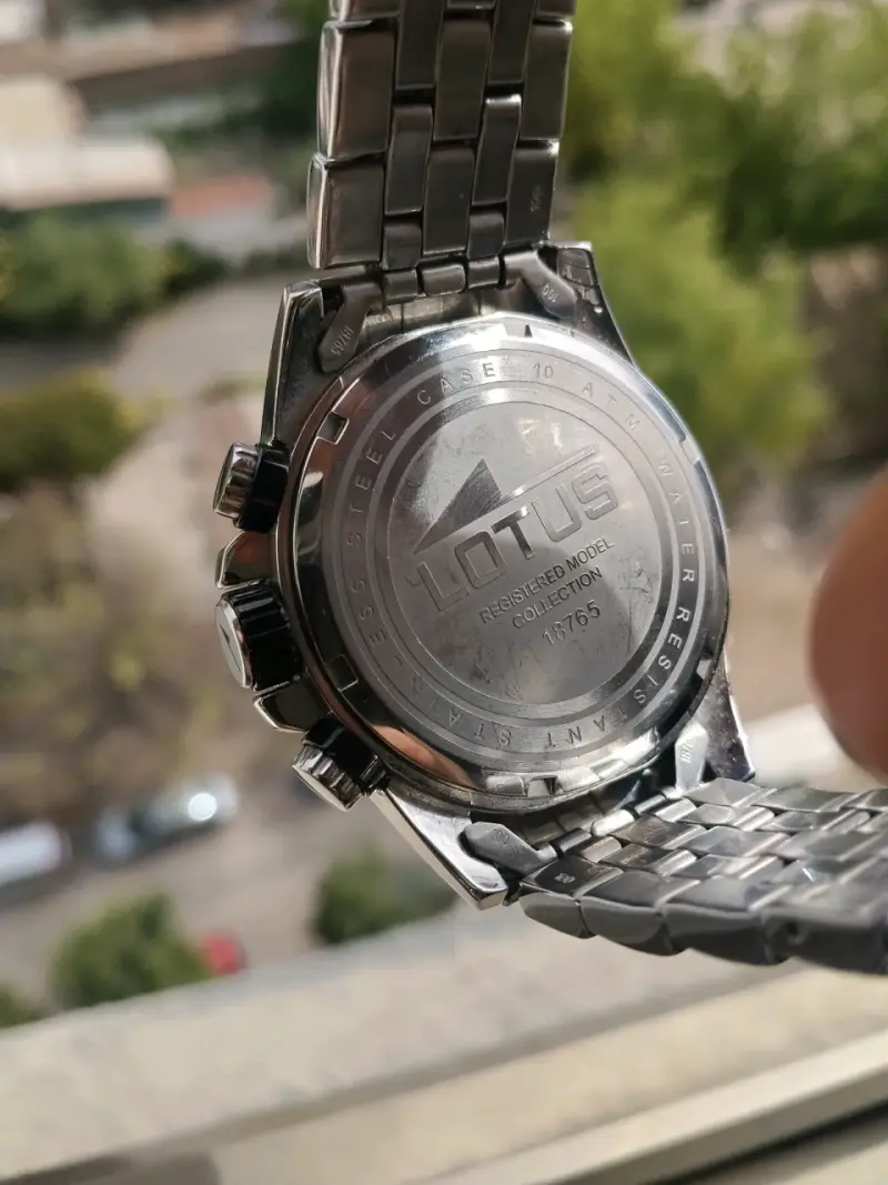 Reloj Lotus de acero inoxidable con cronógrafo - 2