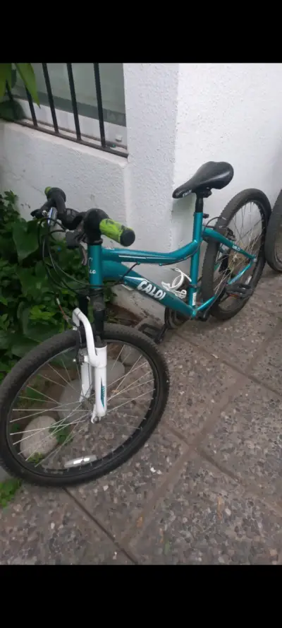 Bicicleta Caloi para niños color verde - miniatura 2