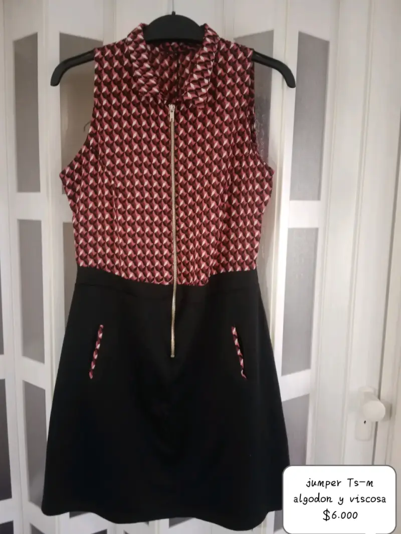 Jumper sin mangas estampado talla M