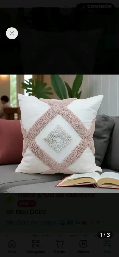 Fundas Cojines decorativos con diseño geométrico - miniatura 6
