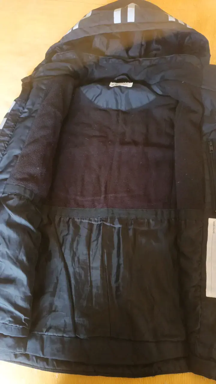 Chaqueta impermeable para niños H&M negra - 3