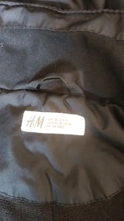 Chaqueta impermeable para niños H&M negra - miniatura 4
