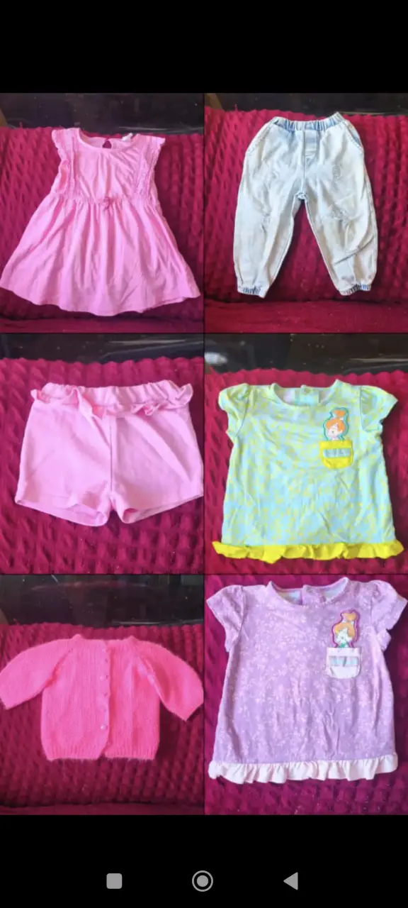 Lote de ropa infantil variada para niñas - 2