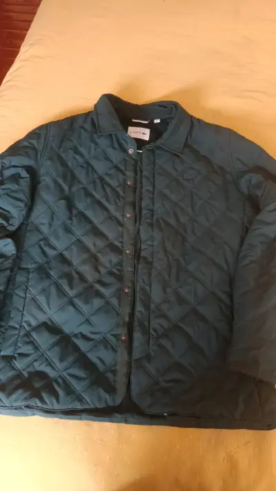 Chaqueta acolchada verde Lacoste para hombre - miniatura 1