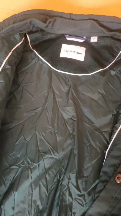 Chaqueta acolchada verde Lacoste para hombre - miniatura 3
