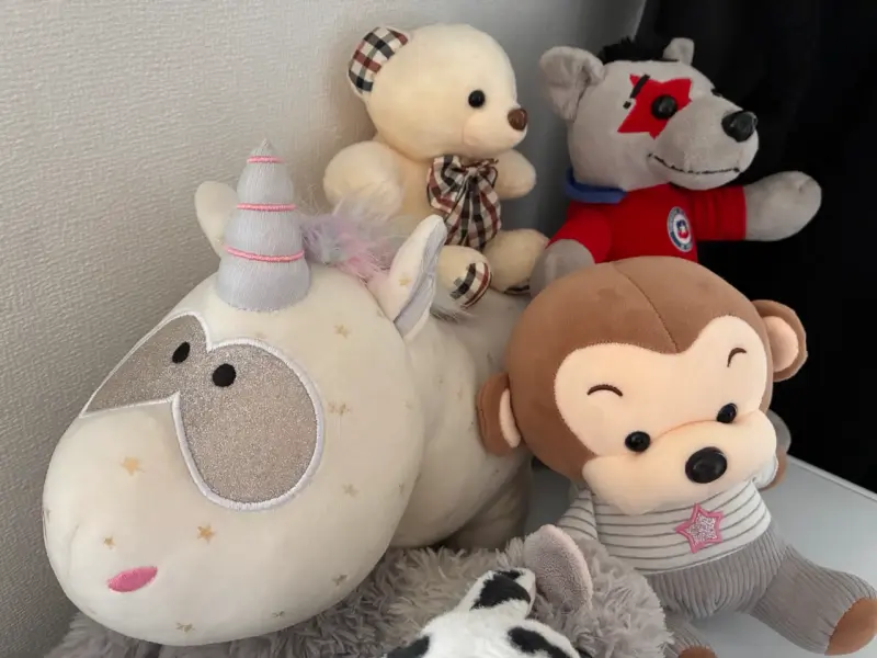 Set de peluches variados para niños - 4
