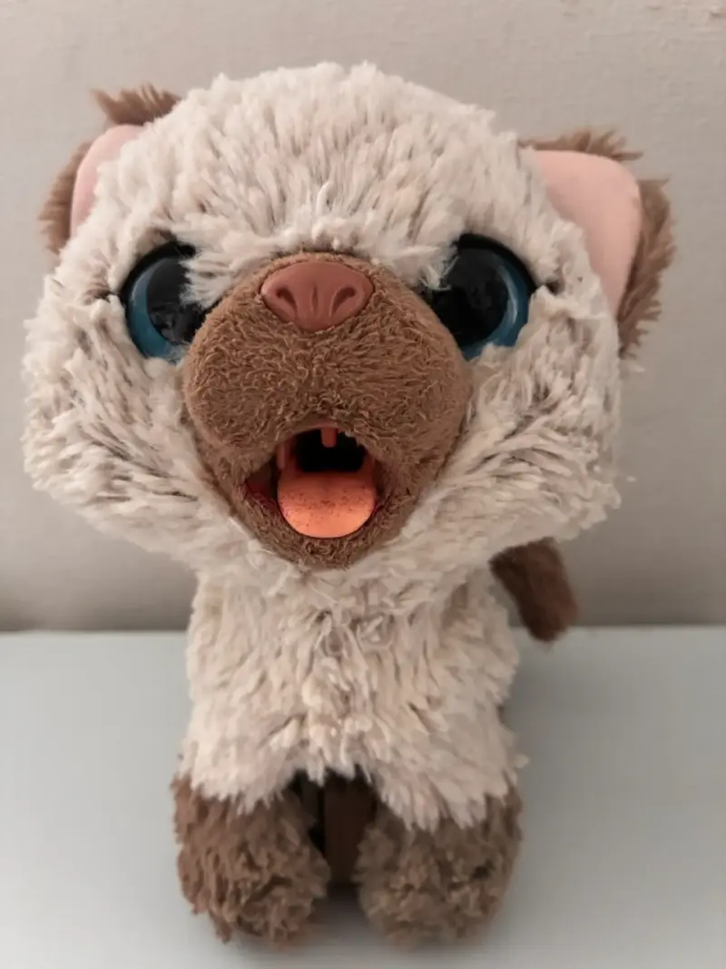 Peluche de gato siamés con ojos grandes - 2