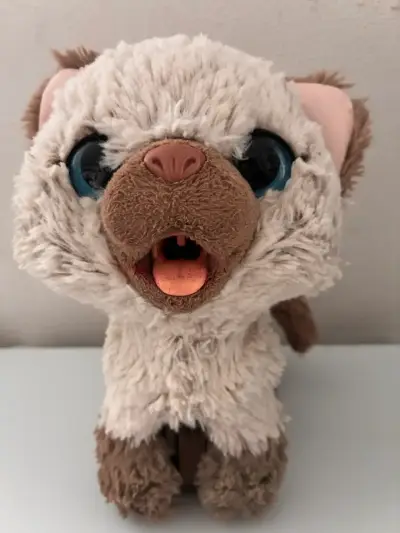 Peluche de gato siamés con ojos grandes - miniatura 2