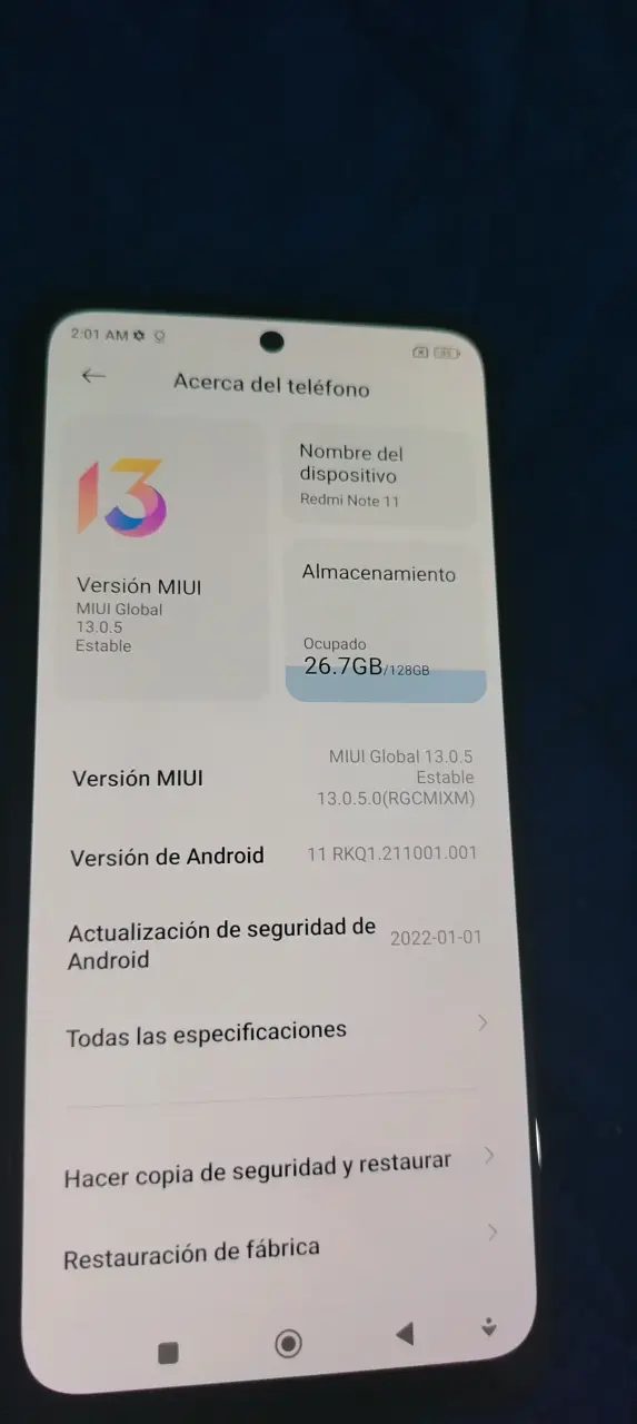 Smartphone Xiaomi Redmi Note 11s 128GB - 3